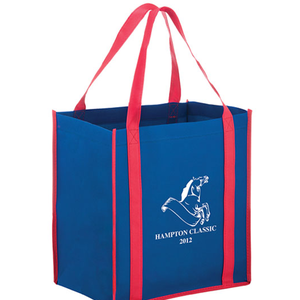 Two-tone Non-Woven Tote Bag with Poly Board Insert