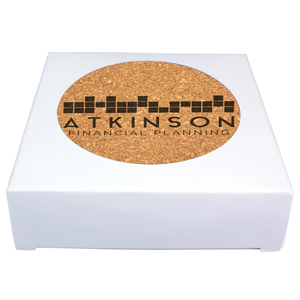 Square Cork Beverage Coaster Set - Pack Of 4