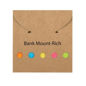 Sticky Notes And Flags In Pocket Case