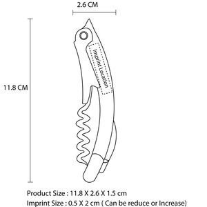 Executive Wooden Corkscrew and Opener