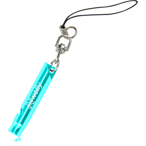 Aluminum Whistle With Key Ring