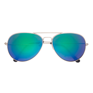 Colour Mirrored Aviator Sunglasses