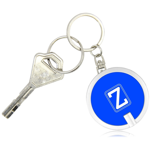 Disc Shaped LED Keychain
