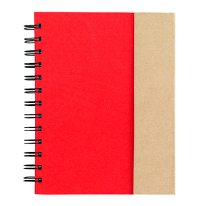SPIRAL NOTEBOOK WITH STICKY NOTES AND FLAGS