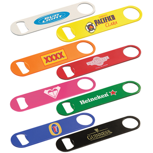 Paddle Style Powder Coated Steel Bottle Opener