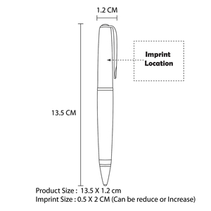 Executive Leather Twist Ballpoint Pen