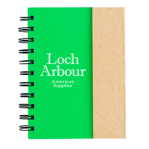 SMALL SPIRAL NOTEBOOK WITH STICKY NOTES AND FLAGS