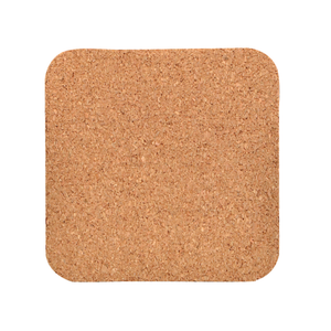 Cork & Fiberboard Square Beverage Coaster